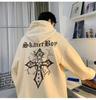 High-End European & American Streetwear Hoodie for Men - Oversized, Heavyweight, Trendy Autumn/Winter Jacket