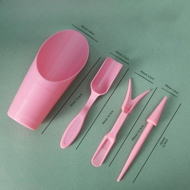 Garden Tools Succulents Shovel Seedling Transplanter Punching Tool Gardening Supplies Color Plastic Tool Four-piece Set