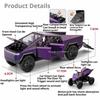 1:32 Pickup Hilux Toys Cars Models Alloy Diecast Wheel Pull Back Miniature Model with Light Sound Vehicles Toy Collect Souvenirs