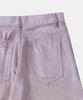 Noir For Woman Tencel-Ribbed Wide Pants (Lavender Pink)