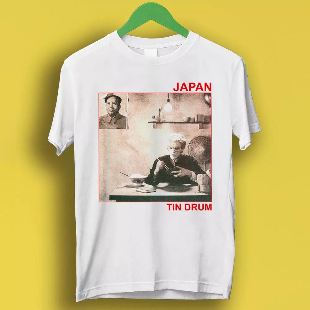 

Japan Sylvian Tin Drum 80s Music Synth Pop New Wave Cool Gift Tee T Shirt P1505 2XL