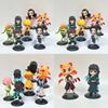 Demon Slayer Kamado Tanjirou Pvc Figurines With Anime Characters Display For