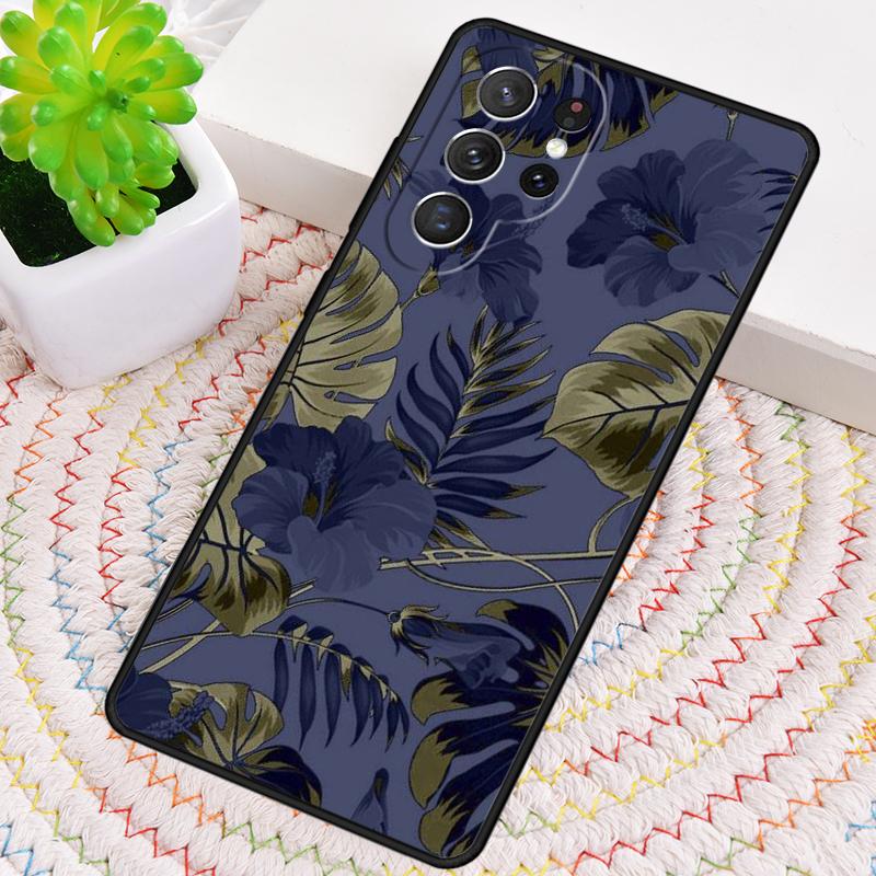 Tropical Flowers TPU Phone Case For Samsung Galaxy Note 10 Pro S26 S25 S24 S23 S22 Ultra Plus S21 FE S20 Shockproof Cover