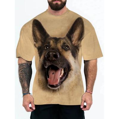 Animals Pattern Men Summer Sportwear T-shirts O Neck Short Sleeve 3d Printed T Shirt Casual Breathable Tops