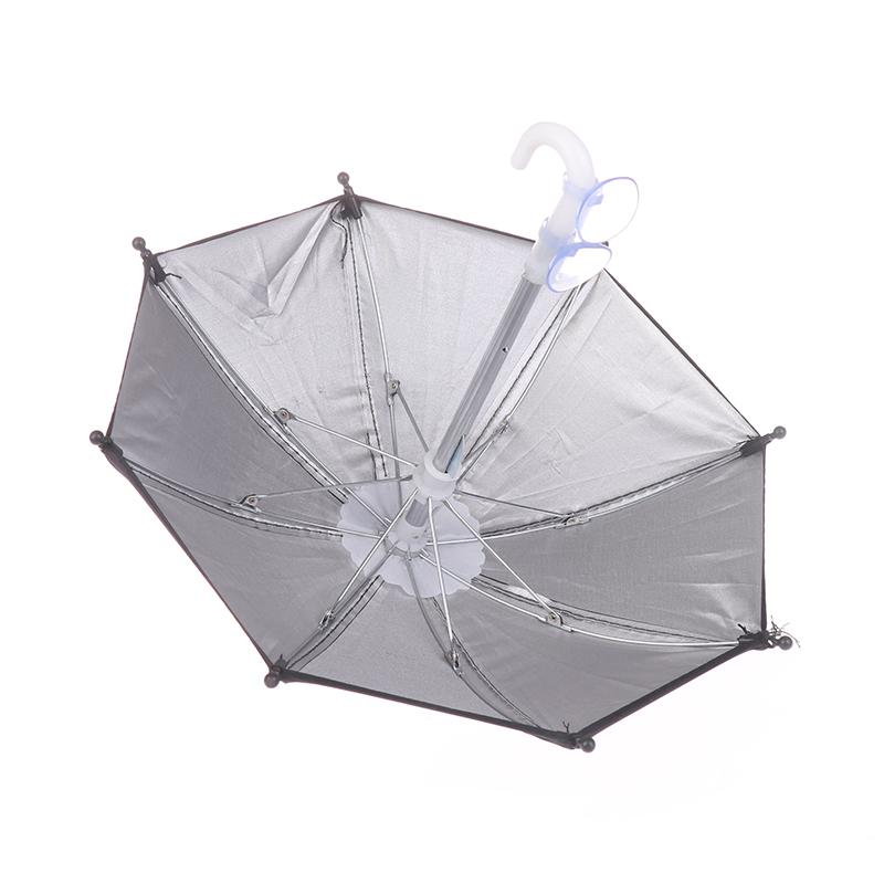 Auto přenosný držák mobilního telefonu Auto Mini slunečník Deštník Motocykl Dekorace Deštník Stojan na telefon Držák Deštník