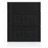 Kitchen Base Cabinet „Lucca” Black Glued Wood