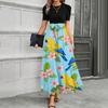 Women’s Summer Dress with Tropical Print Casual Maxi Dresses for Women Formal Dresses for Women Vacation Dress Sundresses for Women