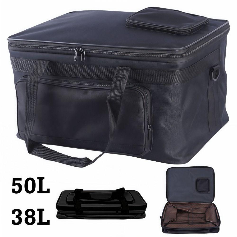 Canvas Camping Storage Bag Large Capacity Fishing Painting Toolbox Outdoor Tool Bag  Going Outdoors