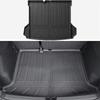 For Volkswagen VW ID4 CROZZ 2021-2023 Car Trunk Mat TPE 3D Rear Seat Backrest Anti Dirty Mat Trunk Carpet Cargo Liner Floor Mats