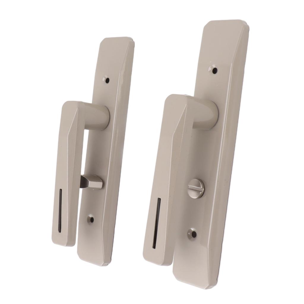Rectangular Door Handle Locks Privacy Door Levers Reversible Gate Rectangular Bath Door Handle