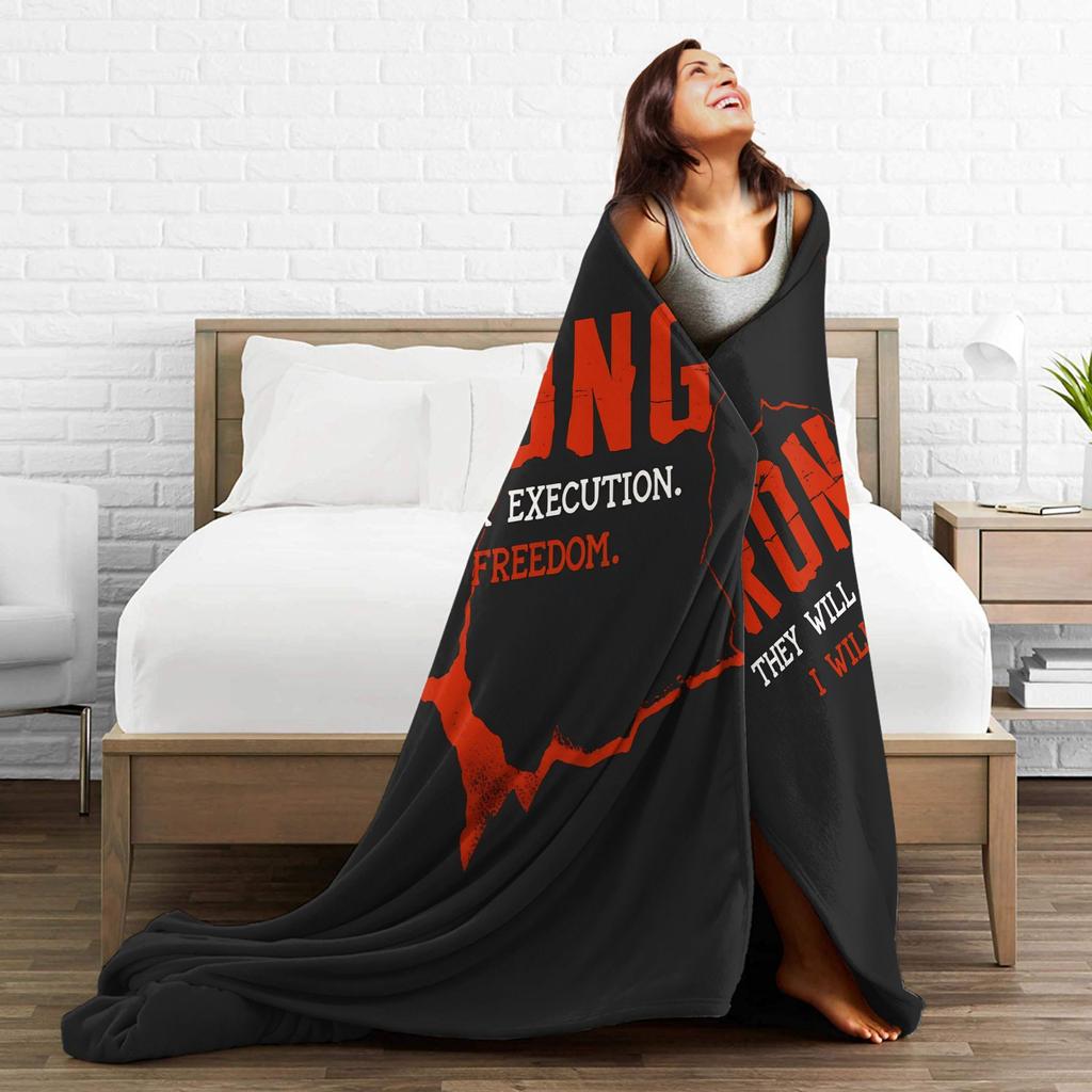 Horror Game Iron Lung Blankets Quality Soft  Throw Blanket Winter Students Bedroom Novelty Bedspread