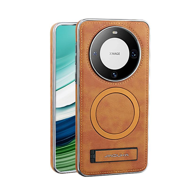 

Suitable for Huawei Mate60pro Mobile Phone Case Magnetic Suction Anti-fall M60 Full-inclusive Stand Huawei Business Leather Case Huawei Mate 50 Pro