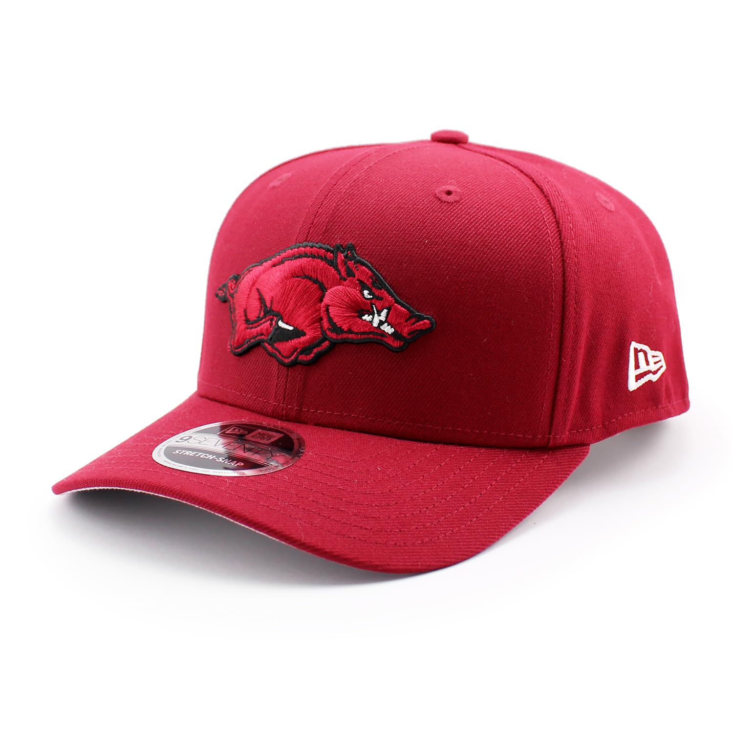 

Кепка New Era 9SEVENTY Stretch Snapback Arkansas Razorbacks NCAA STRETCH SNAPBACK CAP ARKANSAS RAZORBACKS UCA 970SS Кардиналовая шляпа