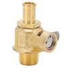 Valvola di Scarico Olio Motore F110N con Clip a Leva LC-10 3/8-18 NPT Ottone Funzionamento One Touch per Furgone Auto Camion Leggero