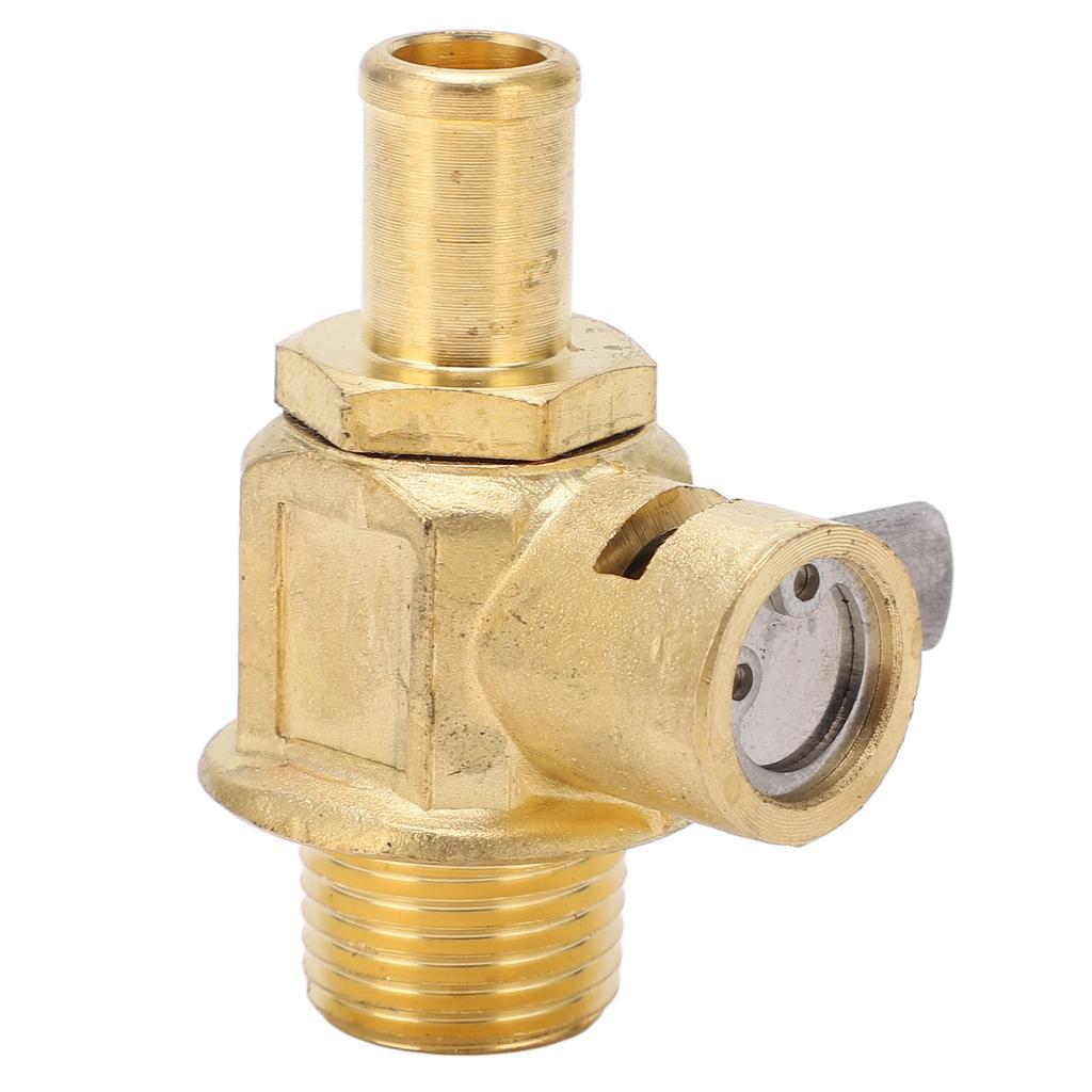 Valvola di Scarico Olio Motore F110N con Clip a Leva LC-10 3/8-18 NPT Ottone Funzionamento One Touch per Furgone Auto Camion Leggero