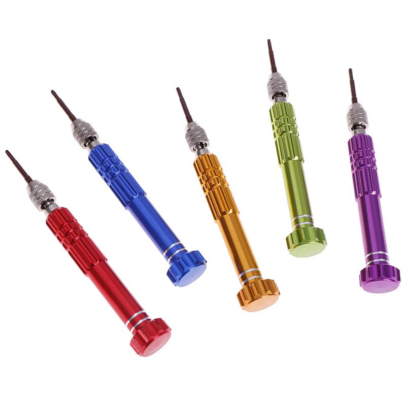 Multifunction Mini Blade Screwdriver With Replacemet Head Anti Slip Repair Tools