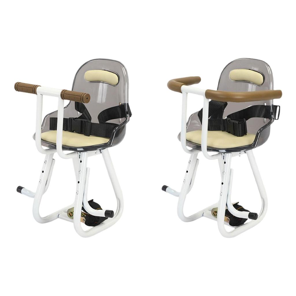 Electric Bicycles Front Mount Seat Portable Easy To Install Kids Saddle Handrail