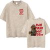 Rolig Debi Tirar Mas Fotos DTMF Vintage Tvättad T-shirt Bad Bunny Album 2026 Merch T-shirts Herr Dam Harajuku Överdimensionerad T-shirt