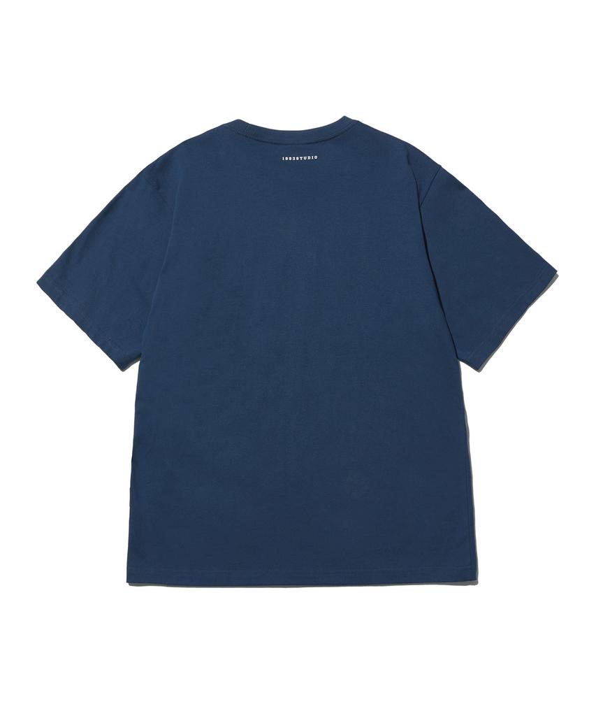 1993STUDIO Arch Logo T-Shirt_Blue