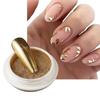 6 Color Nail Glitter Powder Gel Polish Aurora Mirror Powder DIY Gold Silver Nail Decoration