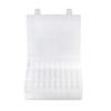 Clear Organizer for Nano Beads and Jewelry Accessories – Transparent Plastic Storage Box for Beading, Nail Art, and Craft Supplies