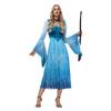 Costume Halloween Frozen Skirt Pattern Digital Print Flared Sleeve Dress Women