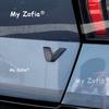 For GAC AION V 2024 2025 2026 Car Car Black Label Sticker Car Front Logo Frame Head Bumper Decor Sticker Cover Accessories