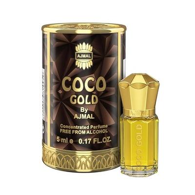 COCO GOLD Attar | Kwiatowy i słodki zapach | Bezalkoholowy | Długotrwały zapach dla kobiet - 5 ml