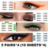 20Pairs Reusable Eyelid Stickers Instant Outline Winged Lid Cosmetic Applica