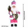 Santa Claus Chef Doll Ornament - Christmas Figure for Home or Window, Festive New Year Decoration