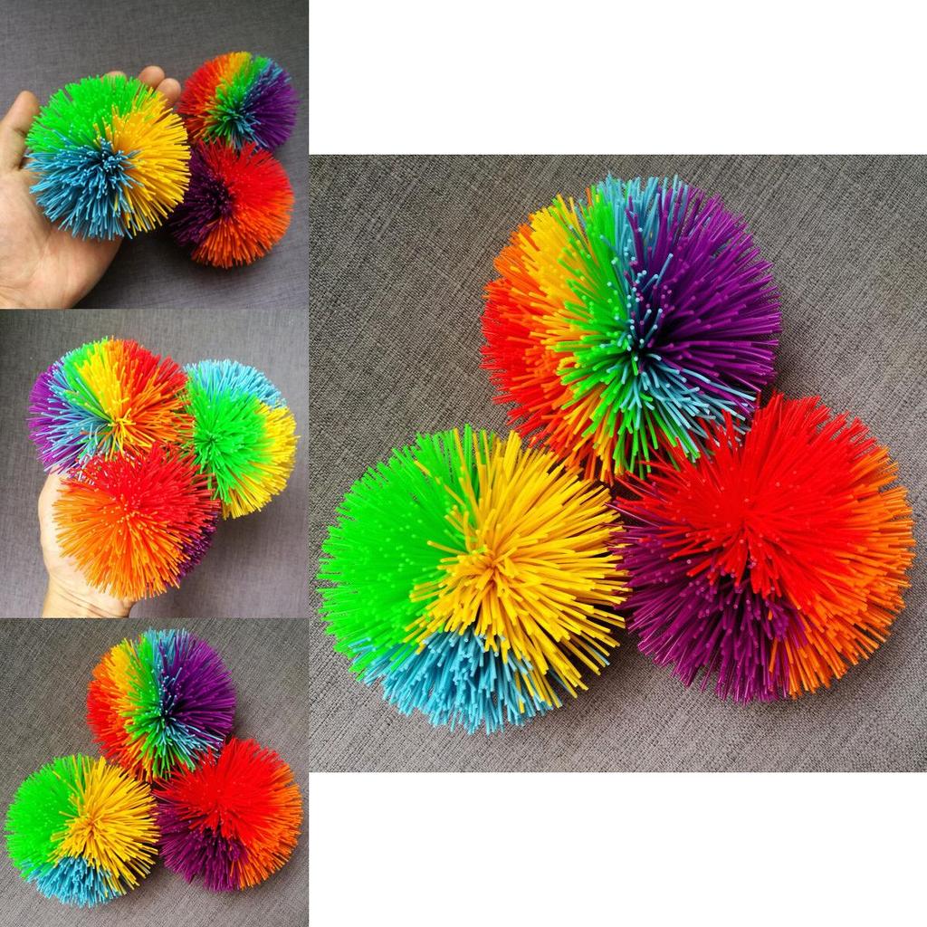 Colorful Silicone Koosh Ball Vibrant Sensory Toy Ideal For Autism And Special Needs