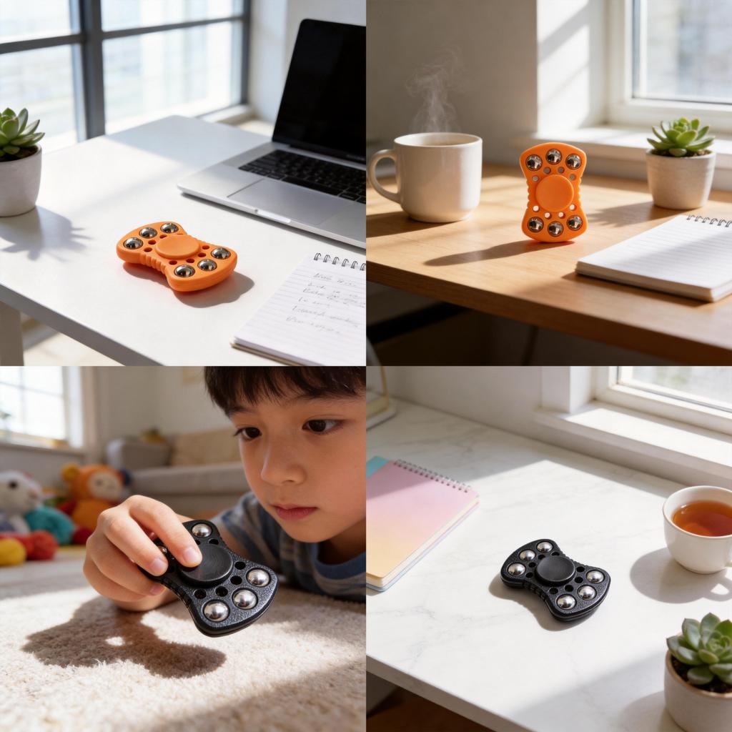 Stress Relief Fidget Spinner With Ceramic Bearing For Kids And Adults