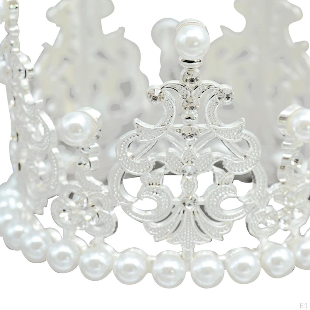 Princess Tiara for Women, Wedding Crown Bride, Rhinestone Costume Accessories Birthday