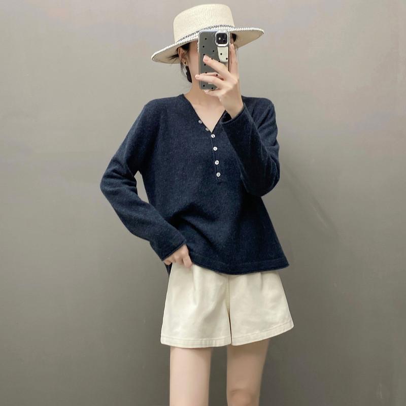 Qinghe 100% Pure Cashmere Women's Sweater - Ultra Soft Luxury Winter Pullover