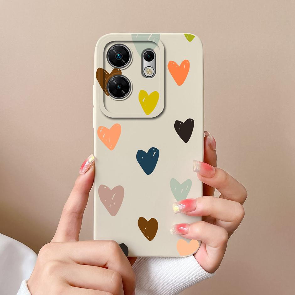 For Infinix Zero 30 4G 5G Case Cute Dinosaur Leopard Print Pattern Liquid Silicone Protective Back Cover For InfinixZero30 Funda