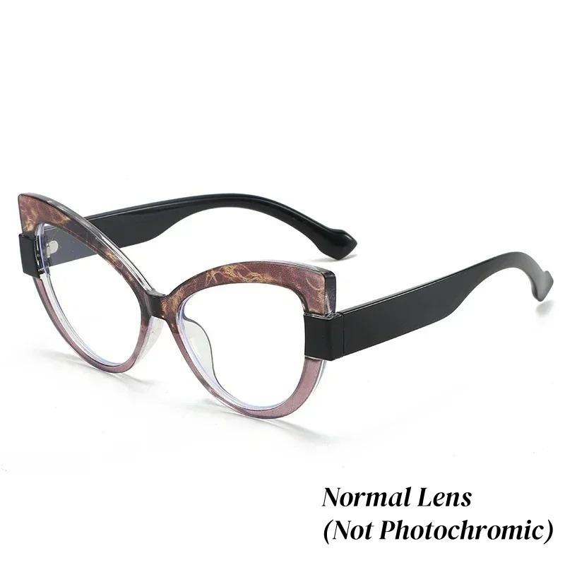 Oversized Photochromic Reading Glasses for Women Men New Trend Colorful Large Presbyopia Unisex UV Protection Far Sight Glasses