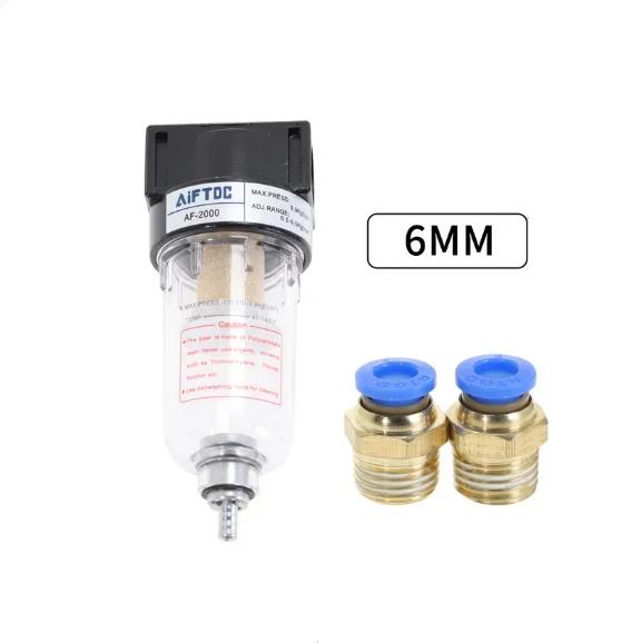 Pneumatic Oil-water Separator Filter AF2000 Single Cup Double Cup Double Filter Water Isolation Air Compressor Automatic Dra