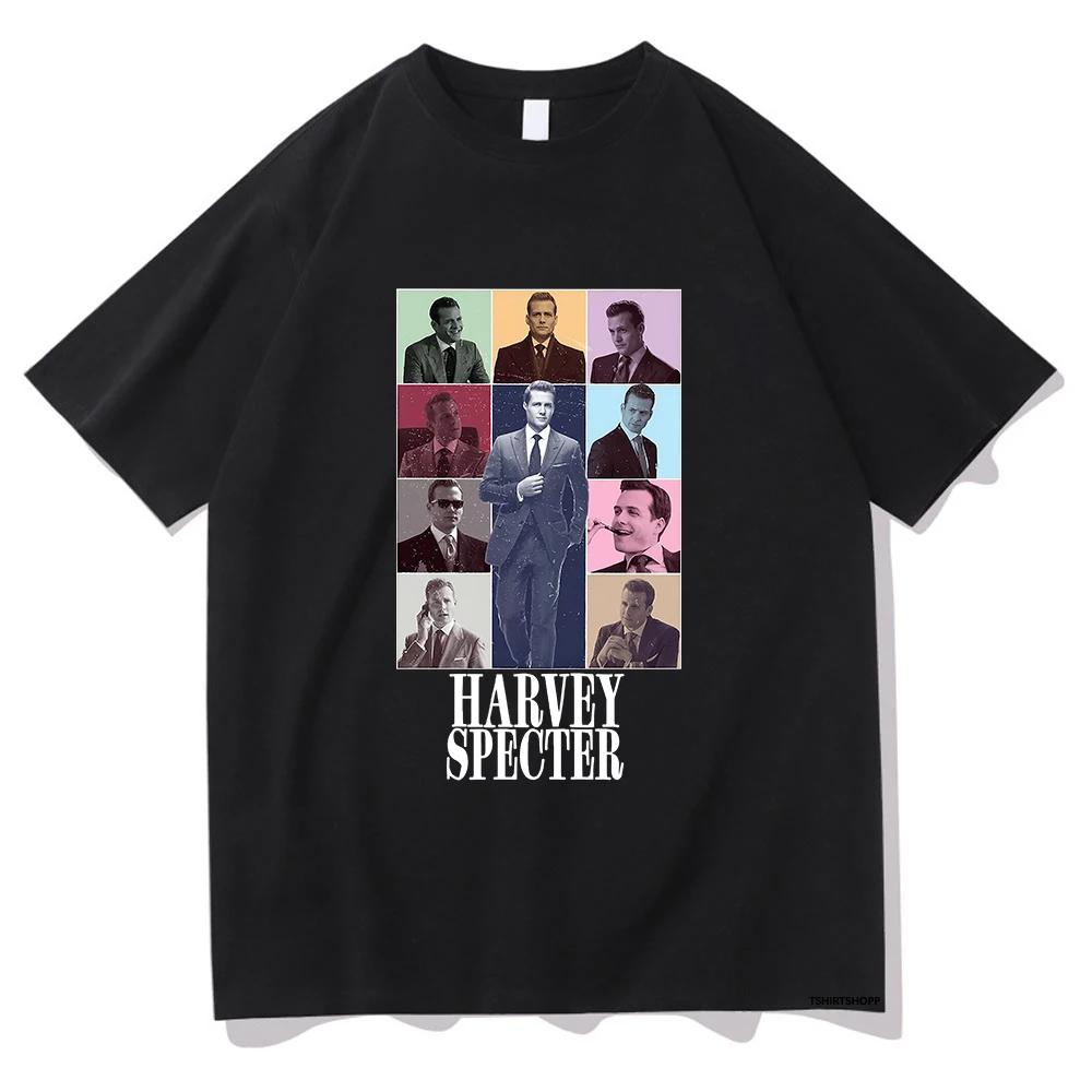 Suits Tv Show T Shirts Harvey Specter Eras Tour Funny Men/women Tshirt Vintage Unisex Clothes Cotton Summer Aesthetic Tops