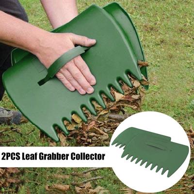 Raccoglitore portatile per foglie, coppia, afferra foglie, pala per la pulizia del giardino