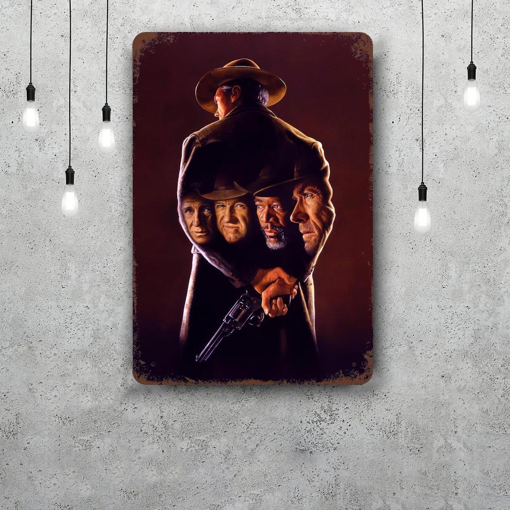 Clint Eastwood Metal Signs wall decor Vintage Tin Signs Captain Metal Poster Decor for Bar Pub Club Wall Decoration