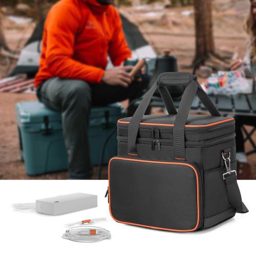 Trunab Portable Power Station Storage Bag, Compatible with Jackery 700/708, Portable Power Station Case, P7/S2, with Non-Slip Pads, Dustproof, Waterpr