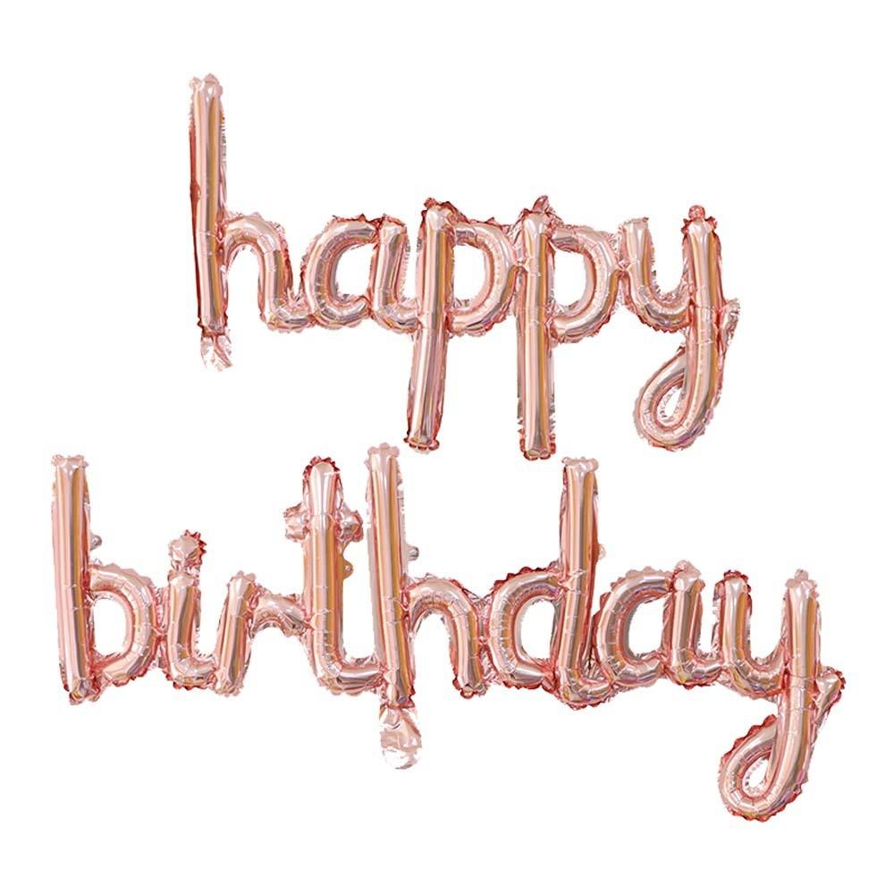 Premium Happy Birthday Aluminum Foil Balloons Ideal For Memorable Celebration Events