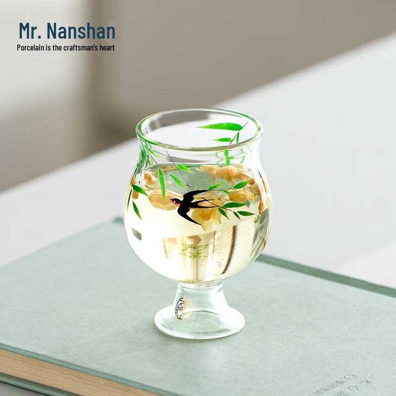 

Наньшань Мистер. Стеклянная чашка для дегустации чая на высокой ножке