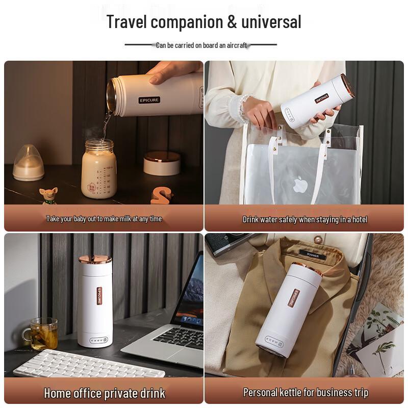 Portable Mini Electric Travel Kettle & Cooking Cup