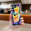 Transparent Soft Phone Cover Case for Samsung Galaxy Z Fold 7 6 5 4 3 ZFold4 ZFold5 ZFold3 ZFold6 ZFold7 Cute Pokemon Pikachu