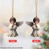 1pc Easter Praying Angel Acrylic Hanging Sign Door Wall Plaque Indoor Outdoor Home Decor