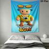 Stumble Guys Tumble Wall Hanging Printed Fabric Blanket Decorative Tapestries for Bedroom Living Room Home Decor