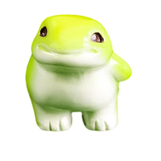 

Mini Resin Frog Figurine Small Little Animal Ornament Cartoon Miniature Frog Statue for Micro Fairy Garden Landscape DIY Terrarium Crafts E