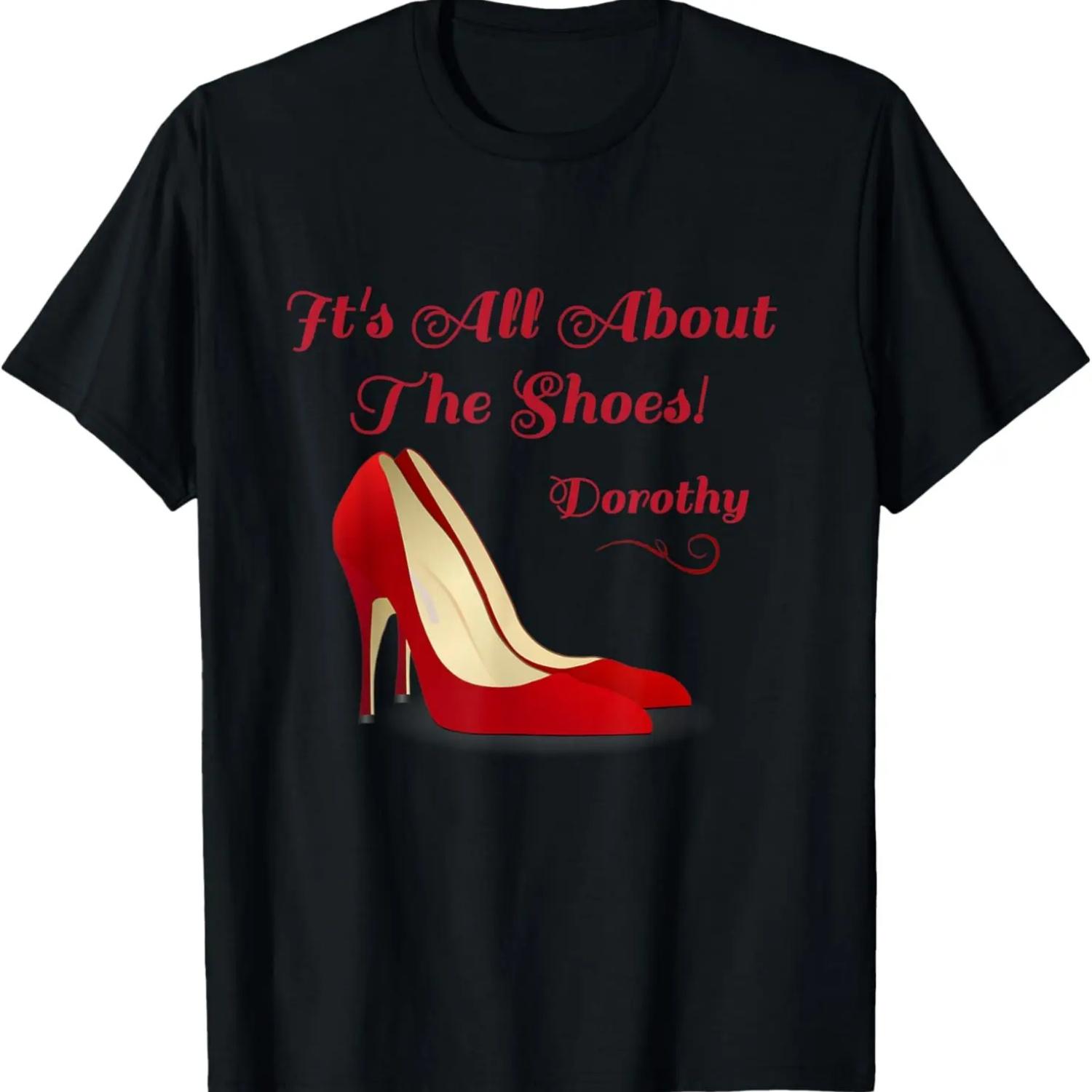 

It s All About the Shoes Quote T-Shirt XXXXXL чёрный