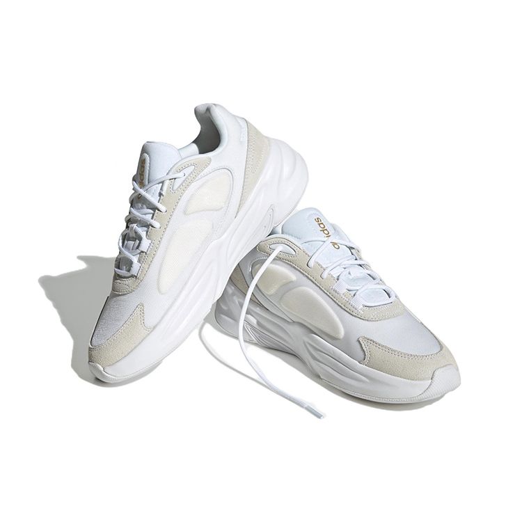 Adidas Neo Ozelle Comfortable Trendy Fabric Leather Shock Absorbing Non-Slip Wear-Resistant Lightweight Low-Top Casual Running Shoes H06121